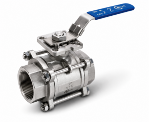 Válvula bola FVS 3C 1000WOG INOX 316 NPT c/placa ISO